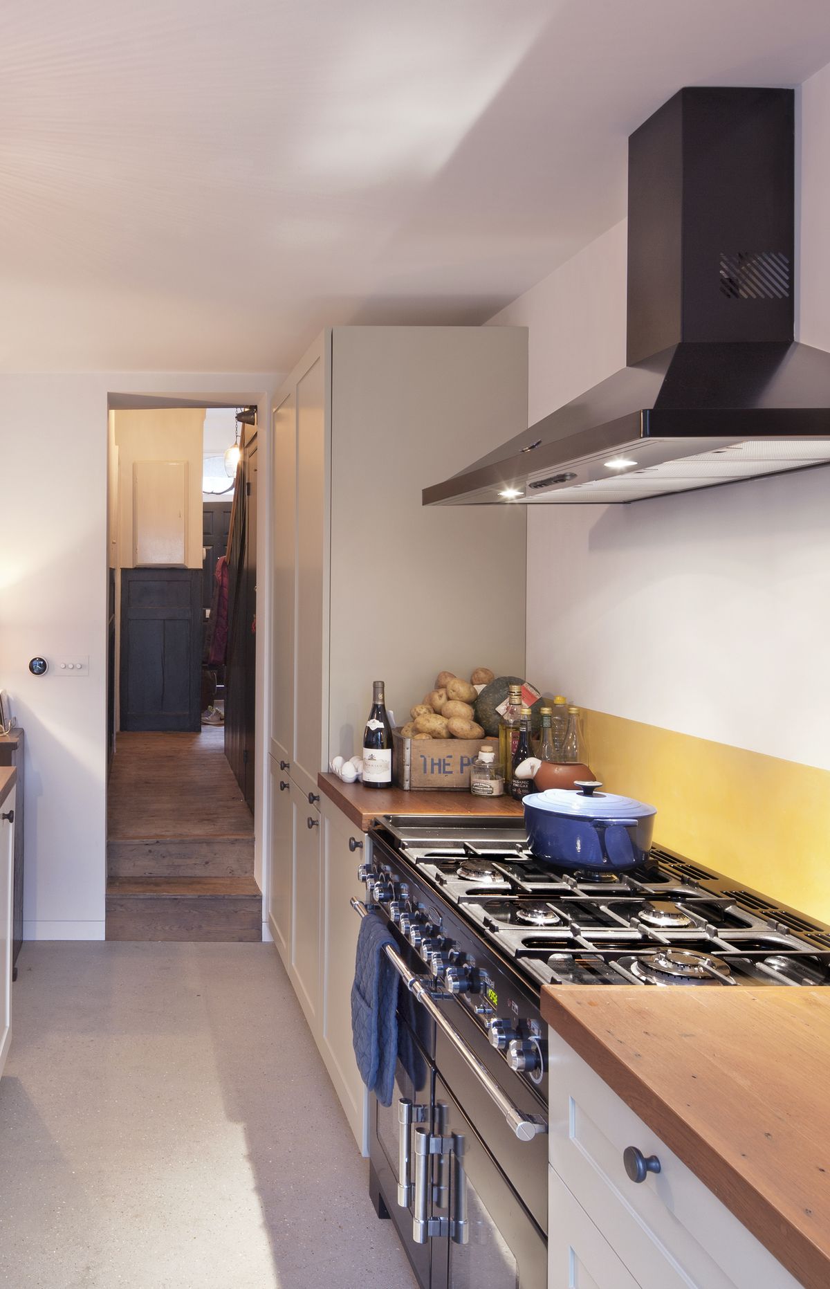 kitchen in renovated and extended house