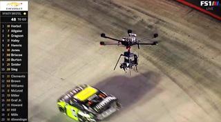 Fox Sports is making extensive use of drones to cover NASCAR. 