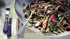 Black quinoa and beet salad