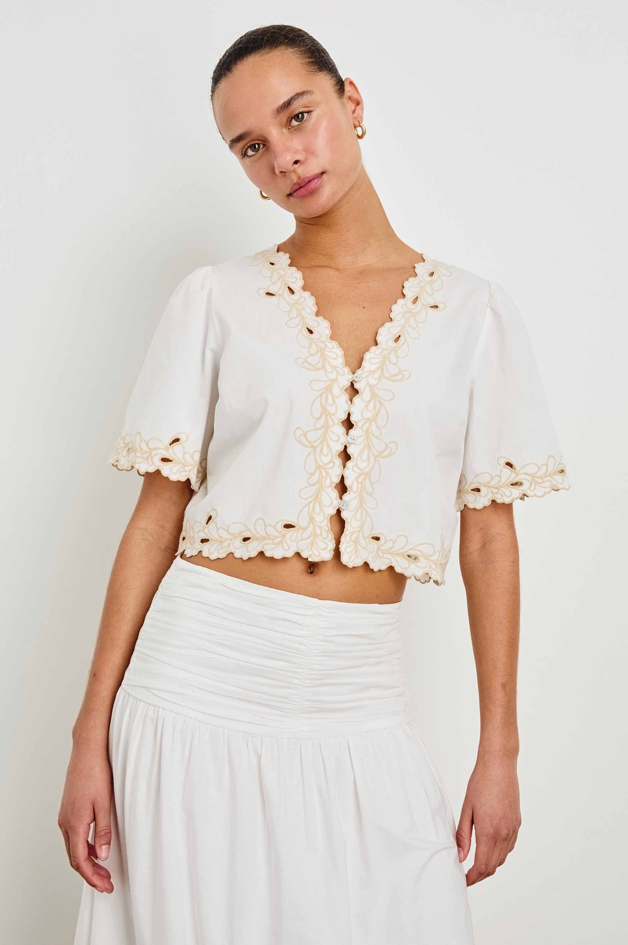 Cataluna Top - White
