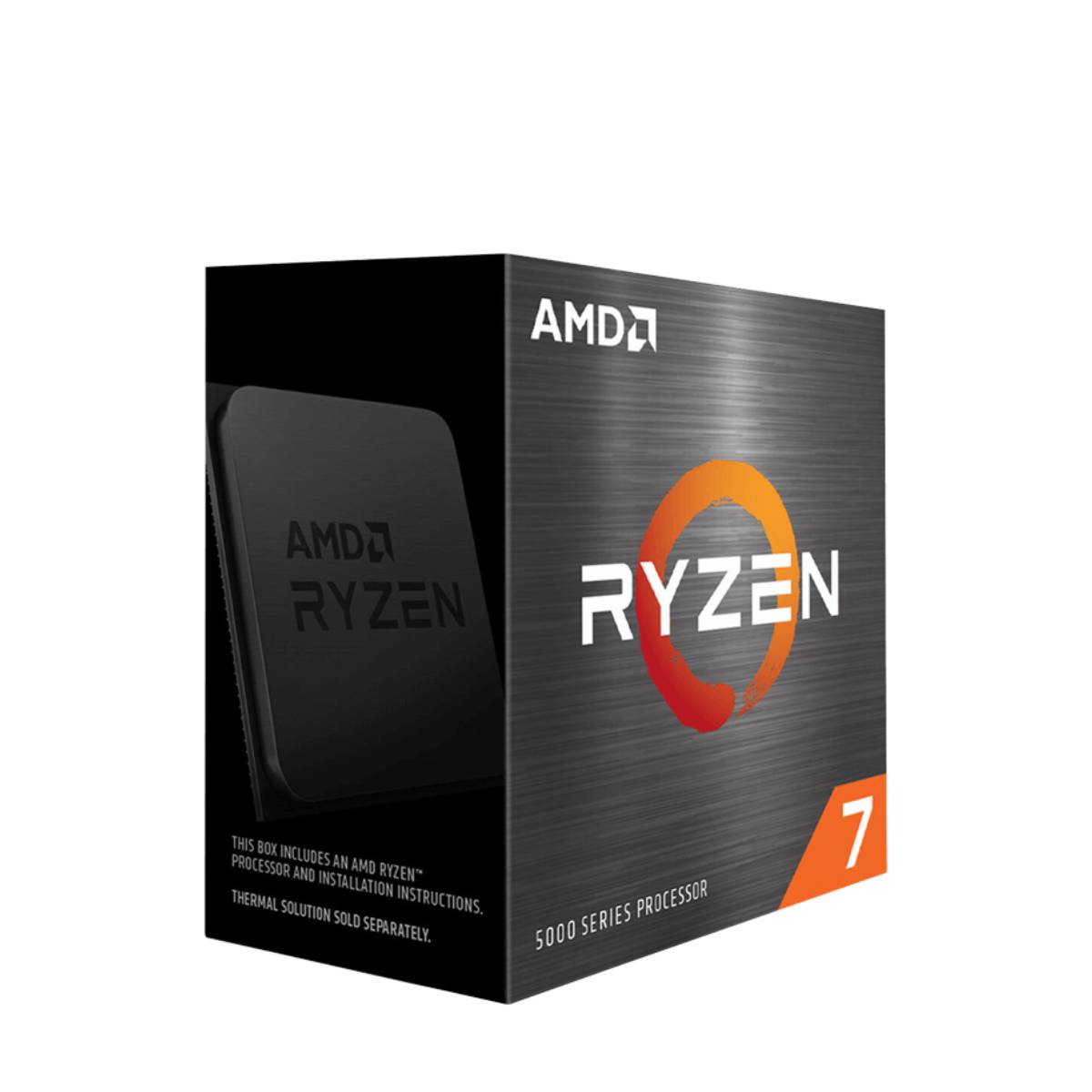 An AMD Ryzen 7 5700X against a white background