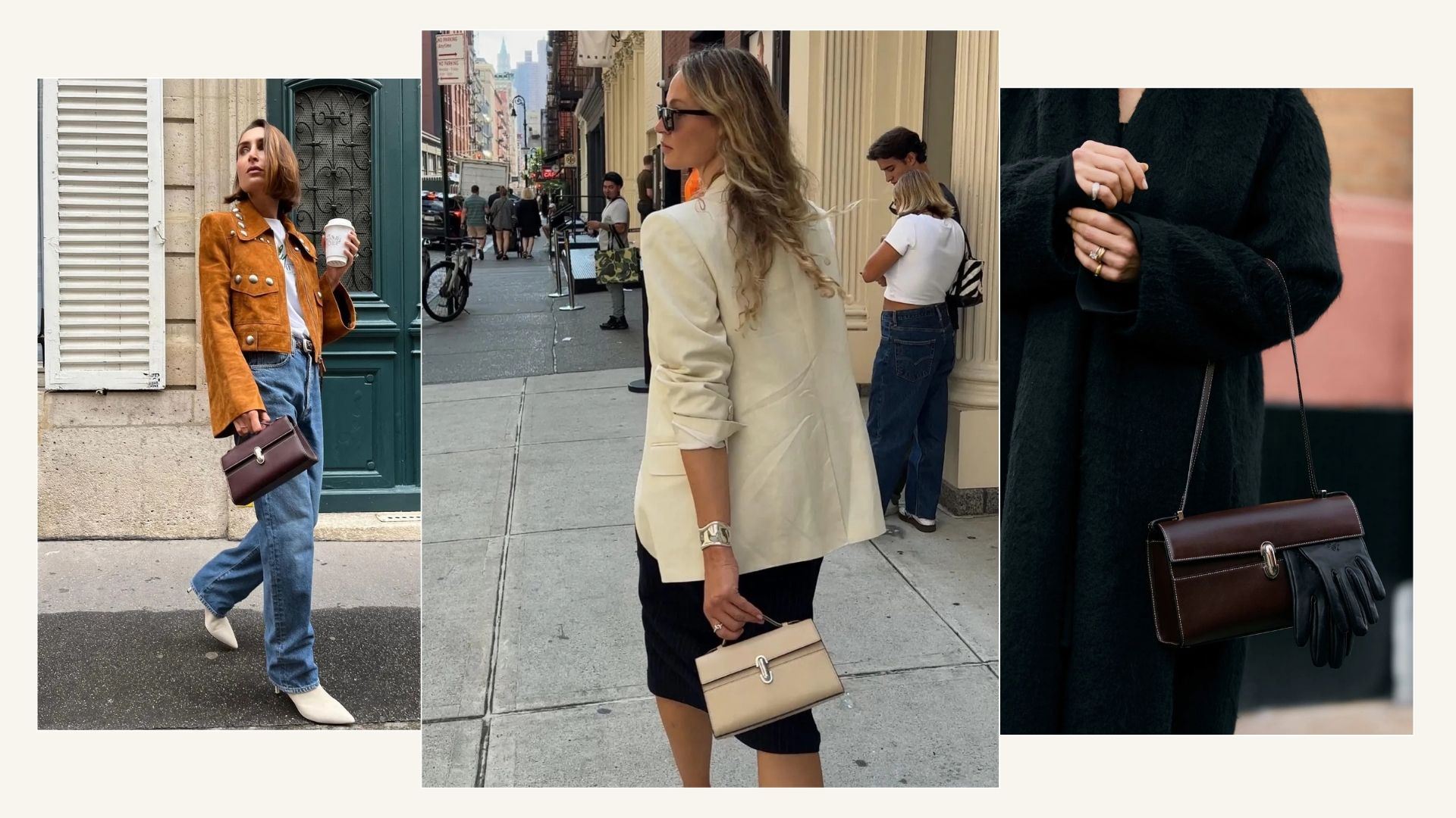 Influencers wearing Savette bag