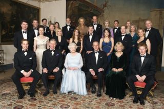 Queen Elizabeth II and HRH Prince Philip, Duke of Edinburgh are joined by members of the Royal Family for a dinner in Clarence House hosted by HRH The Prince of Wales and HRH The Duchess of Cornwall, on Sunday November 18, 2007