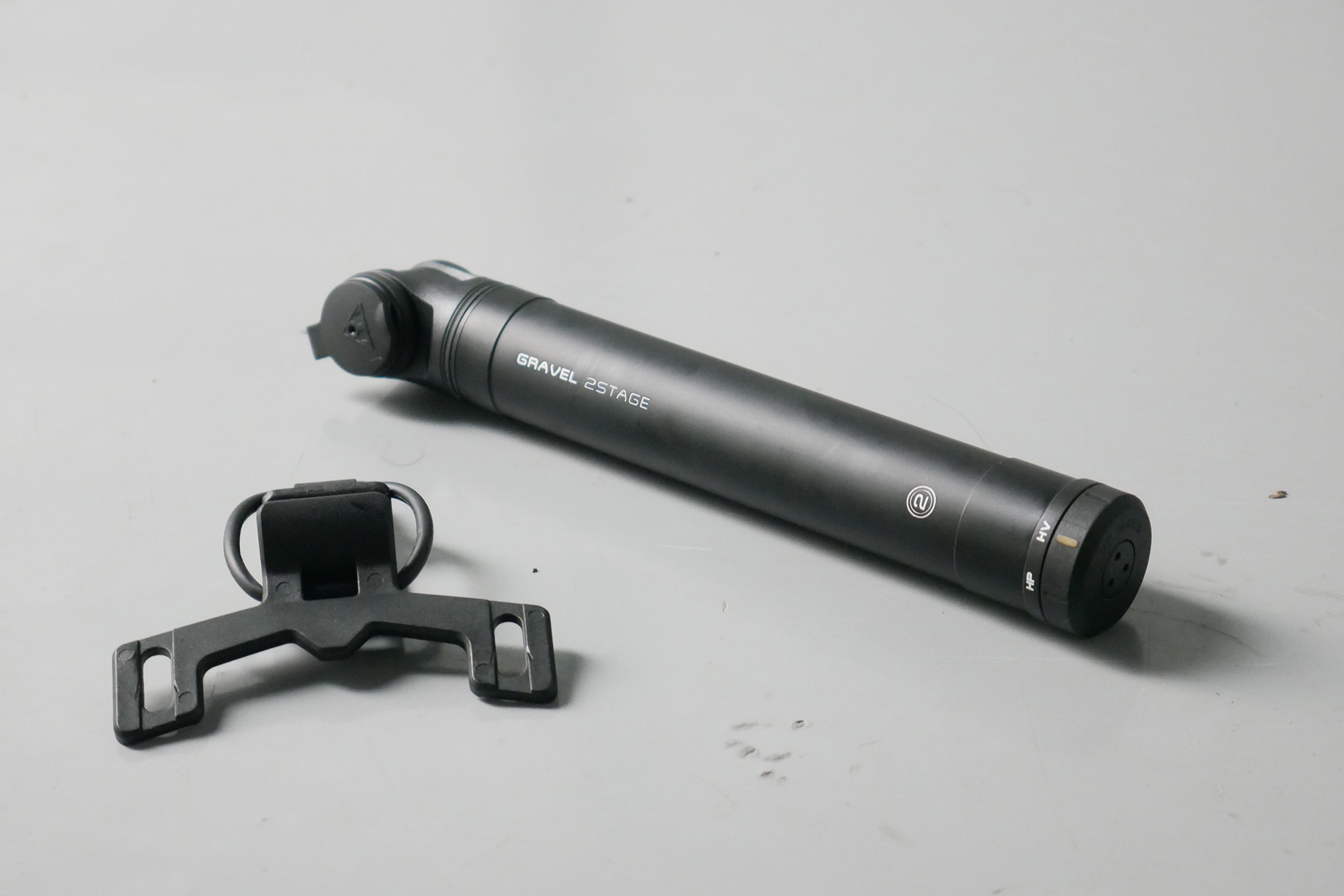 Best bike mini pumps group test 2026 - Topeak Gravel 2Stage and its bottle cage mount