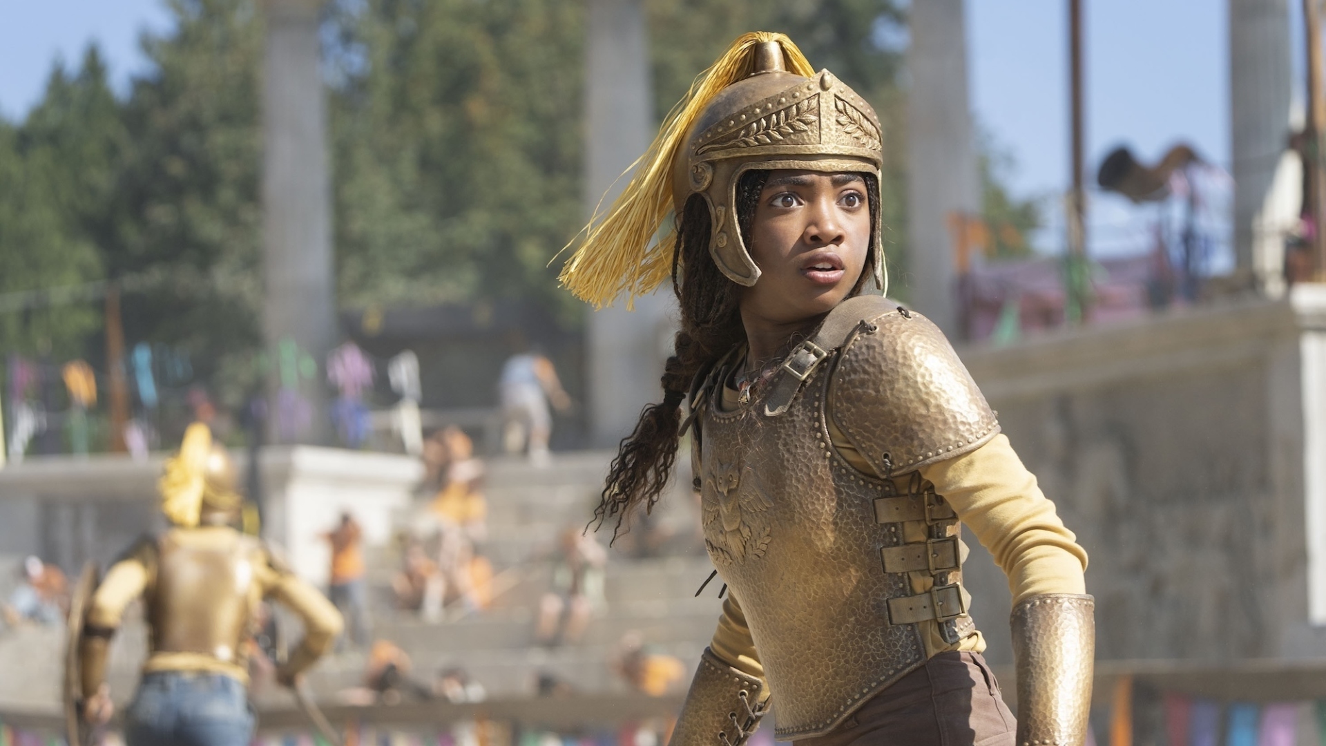Annabeth looks panicked in Percy Jackson and the Olympians season 2