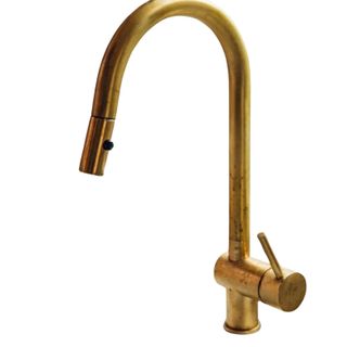 Unlacquered Solid Brass Kitchen Faucet 