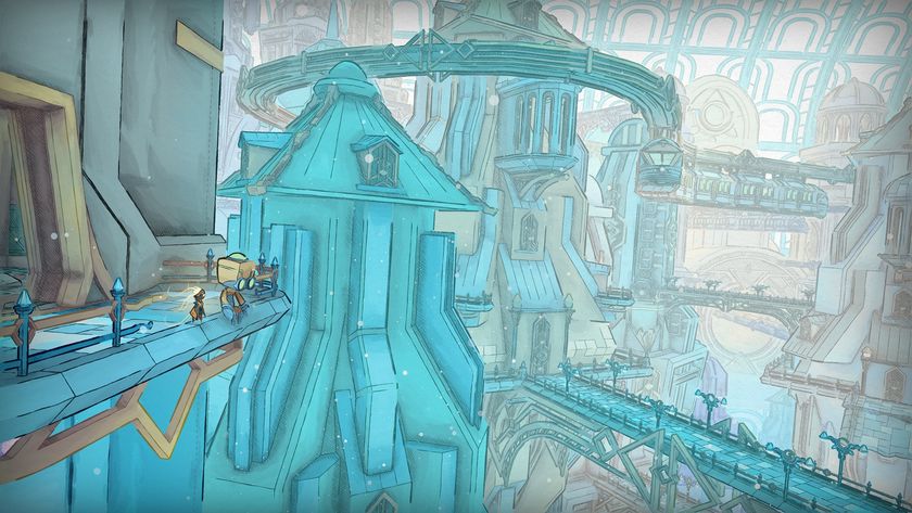 A screenshot from Mio: Memories in Orbit