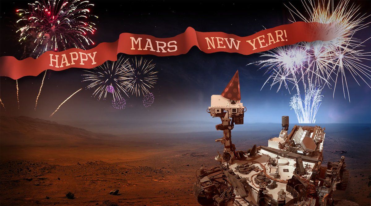 Happy New Year, Mars! Space