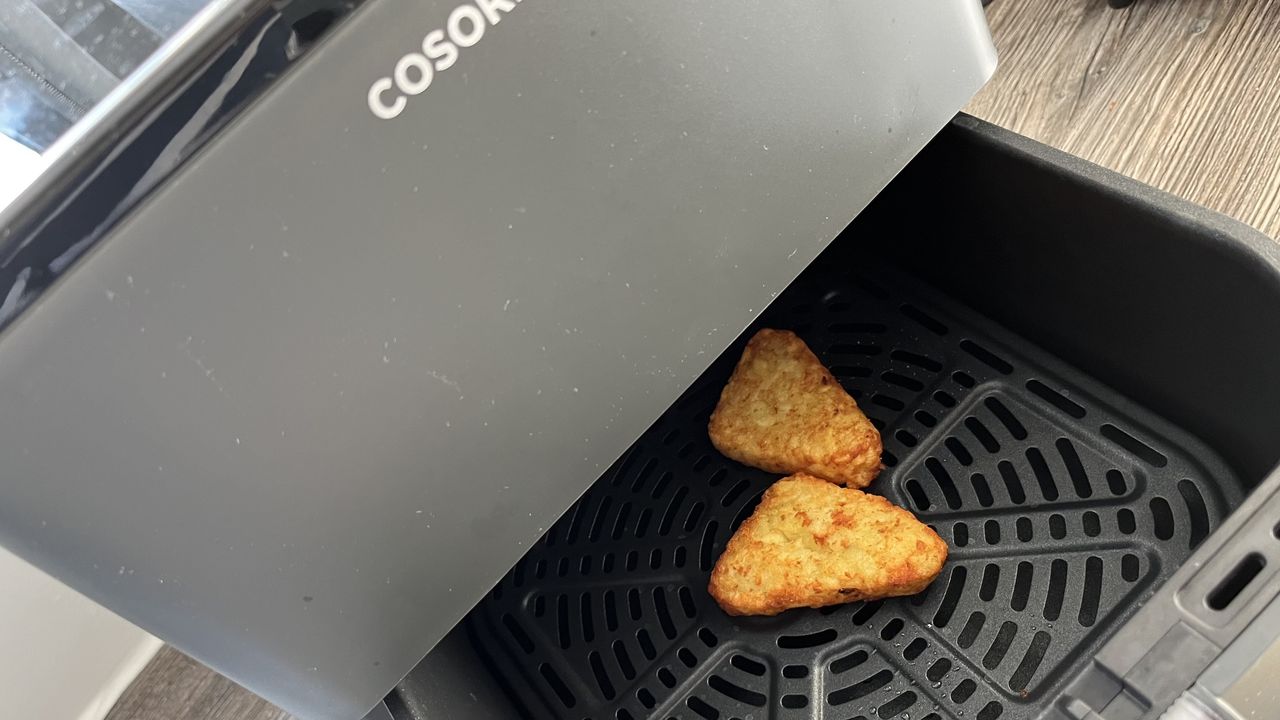 hash browns in the cosori dual blaze