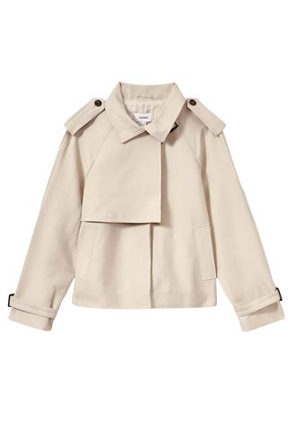 Reiss Mila Short Trench Jacket