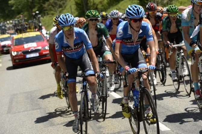 Garmin-Sharp's Tom Danielson and Daniel Martin