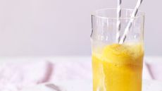 Ginger and apricot ice cream floats