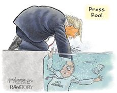 Political cartoon