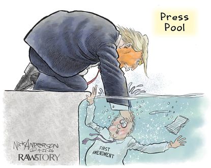 Political cartoon