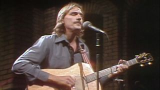 James Taylor performing on SNL