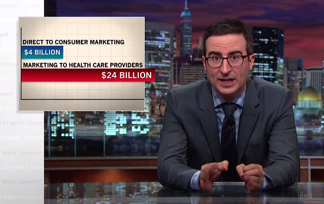 John Oliver takes on Big Pharma