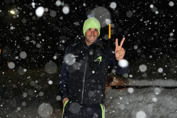 Peace man: Ivan Basso at the Liquigas training camp