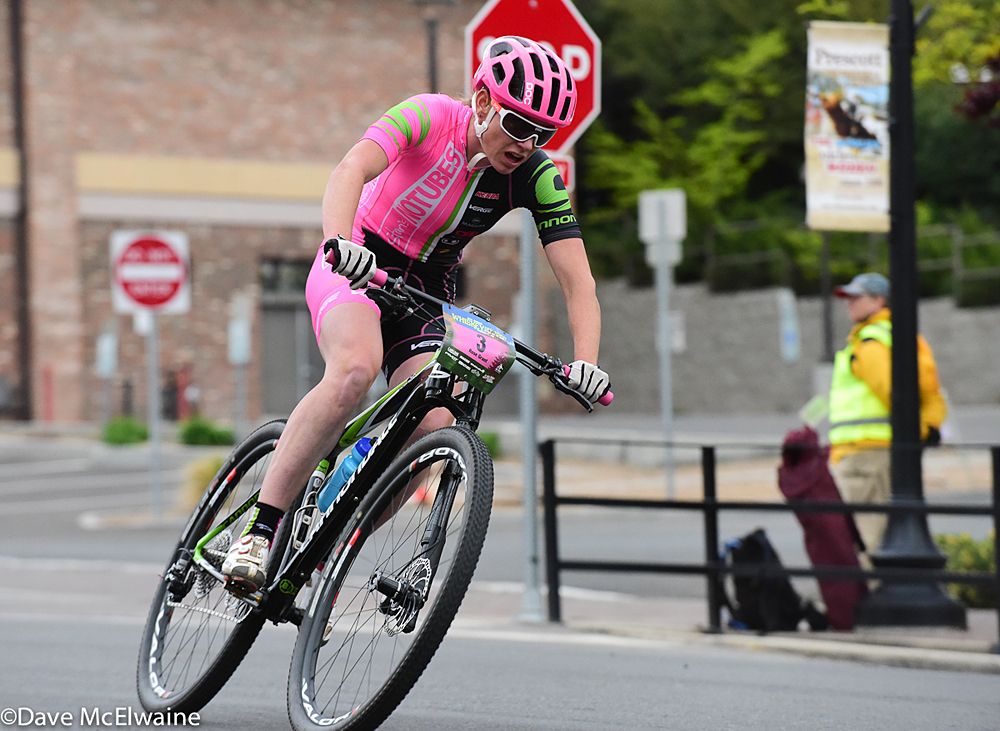 Rose Grant (NoTubes) did a lot of the work tonight but had to settle for sixth place