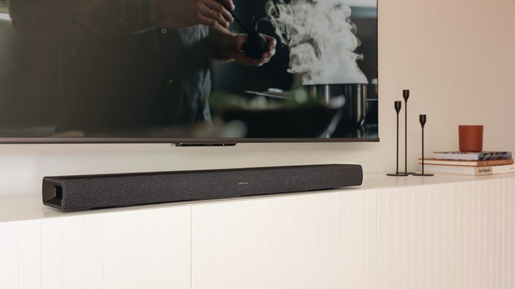 Denon's new soundbar has two builtin subwoofers, Dolby Atmos and a low