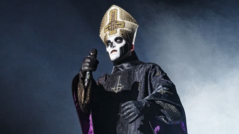 A picture of Ghost playing live