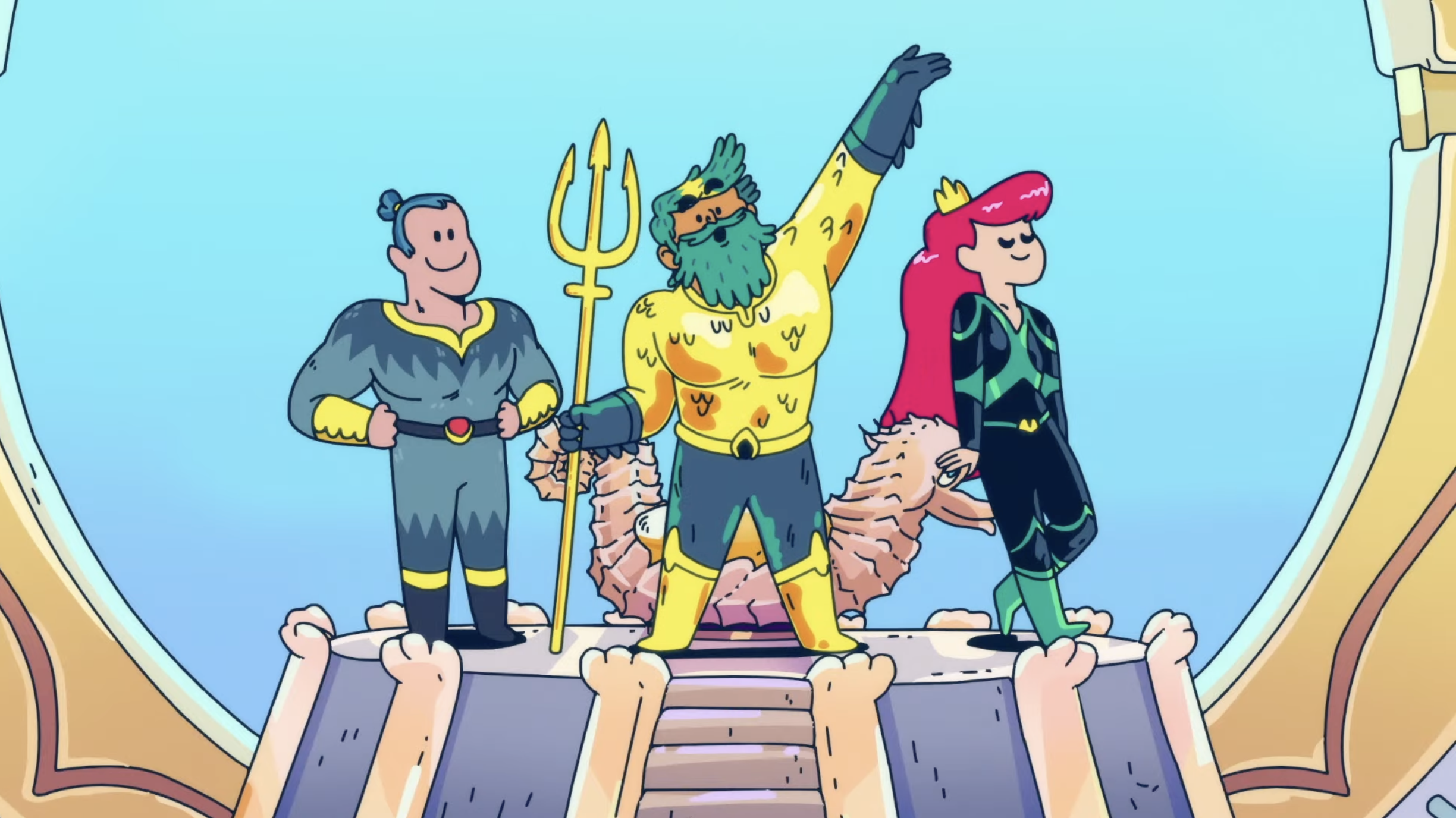 Aquaman animated series still from DC Fandome