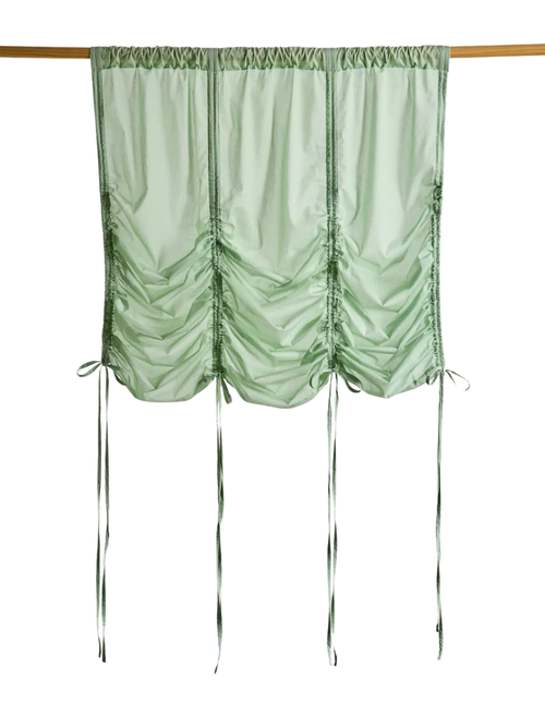Solid Balloon Bow Window Valance Panel