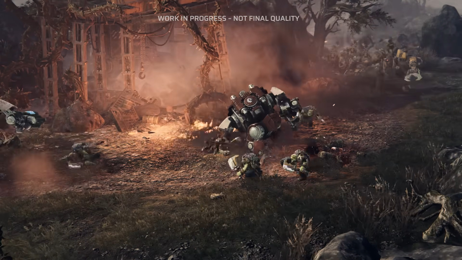 A screenshot from Warhammer 40000 Dawn of War 4