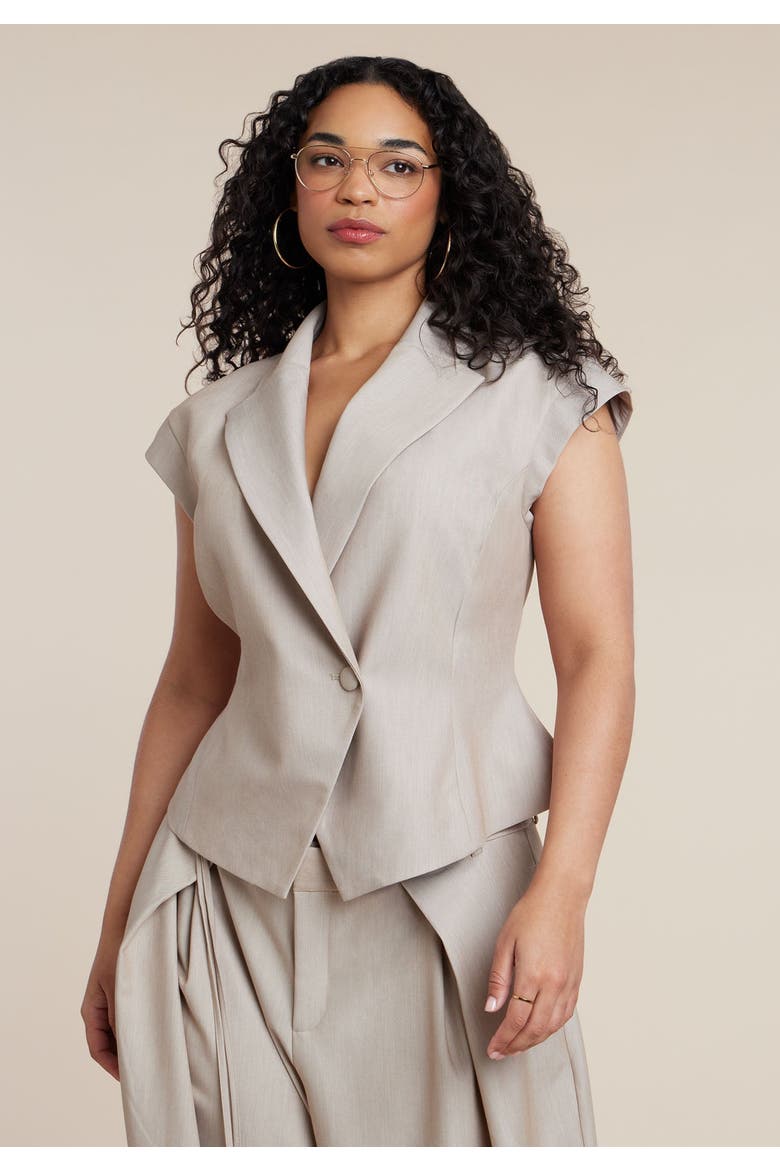 Short Sleeve Hourglass Blazer