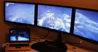 Just Cause 2 running on a desktop and Just Cause 2 on a notebook with integrated graphics. Thanks OnLive!