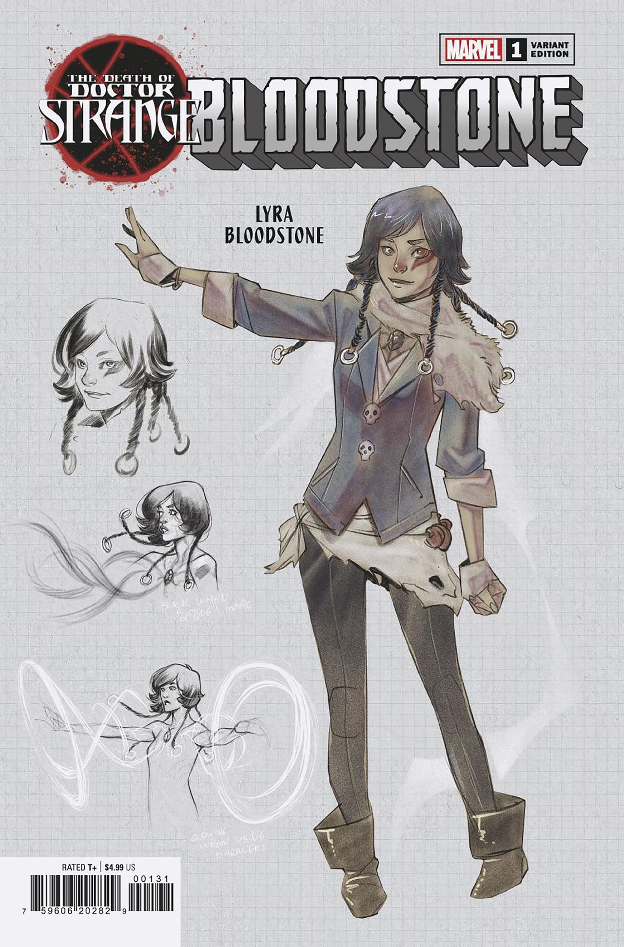 Death of Doctor Strange: Bloodstone #1 variant cover