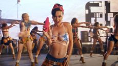Katy Perry in the video for Woman's World