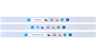 UI refresh options for the Windows 11 taskbar