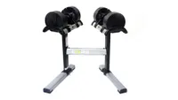 The Core Home Fitness Adjustable Dumbbells & Stand is the perfect cheap Bowflex 552 rival for home gyms