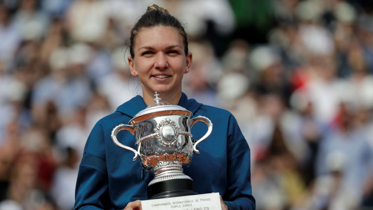 French Open final Simona Halep Sloane Stephens tennis