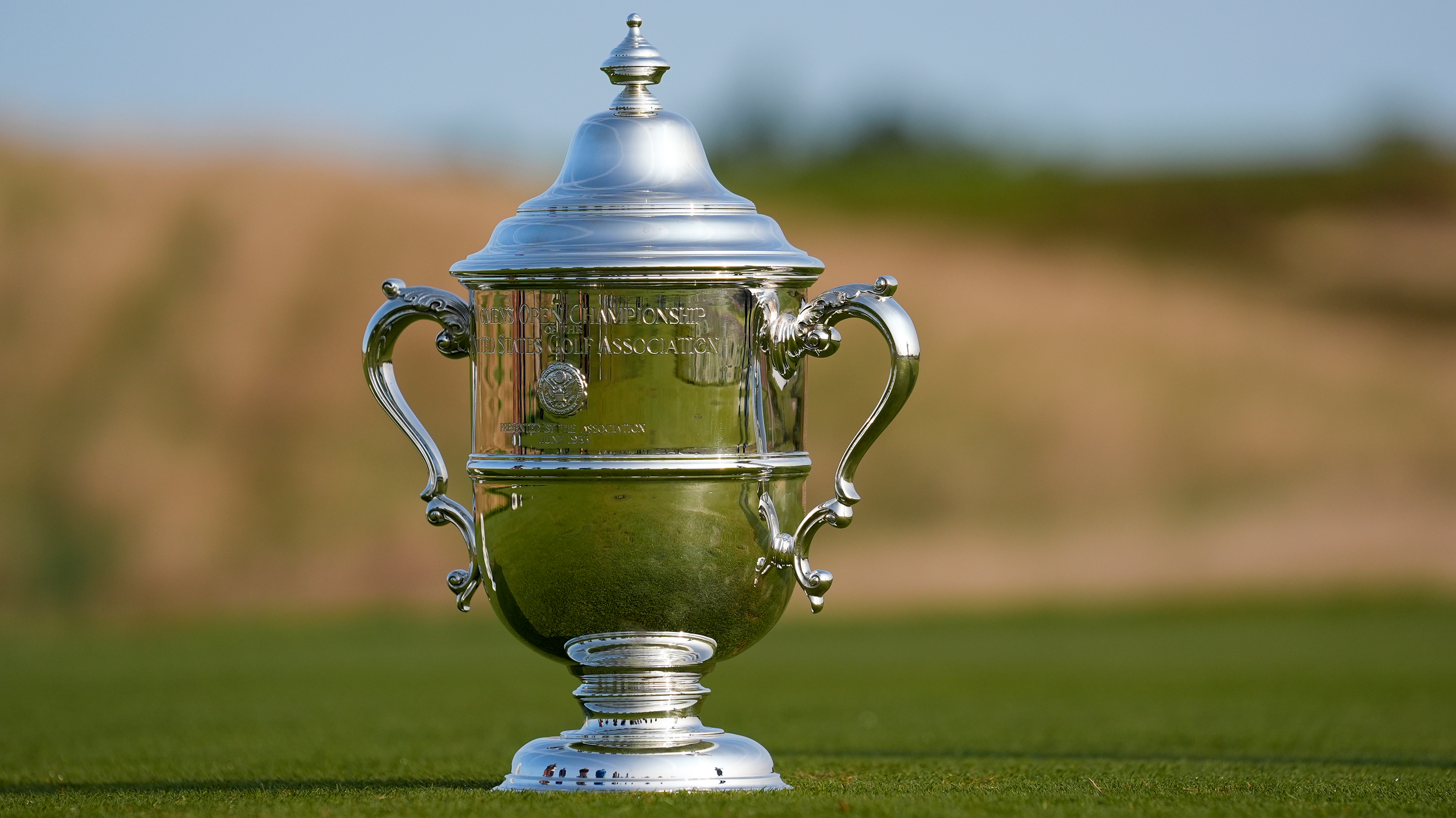 The US Women&#039;s Open trophy
