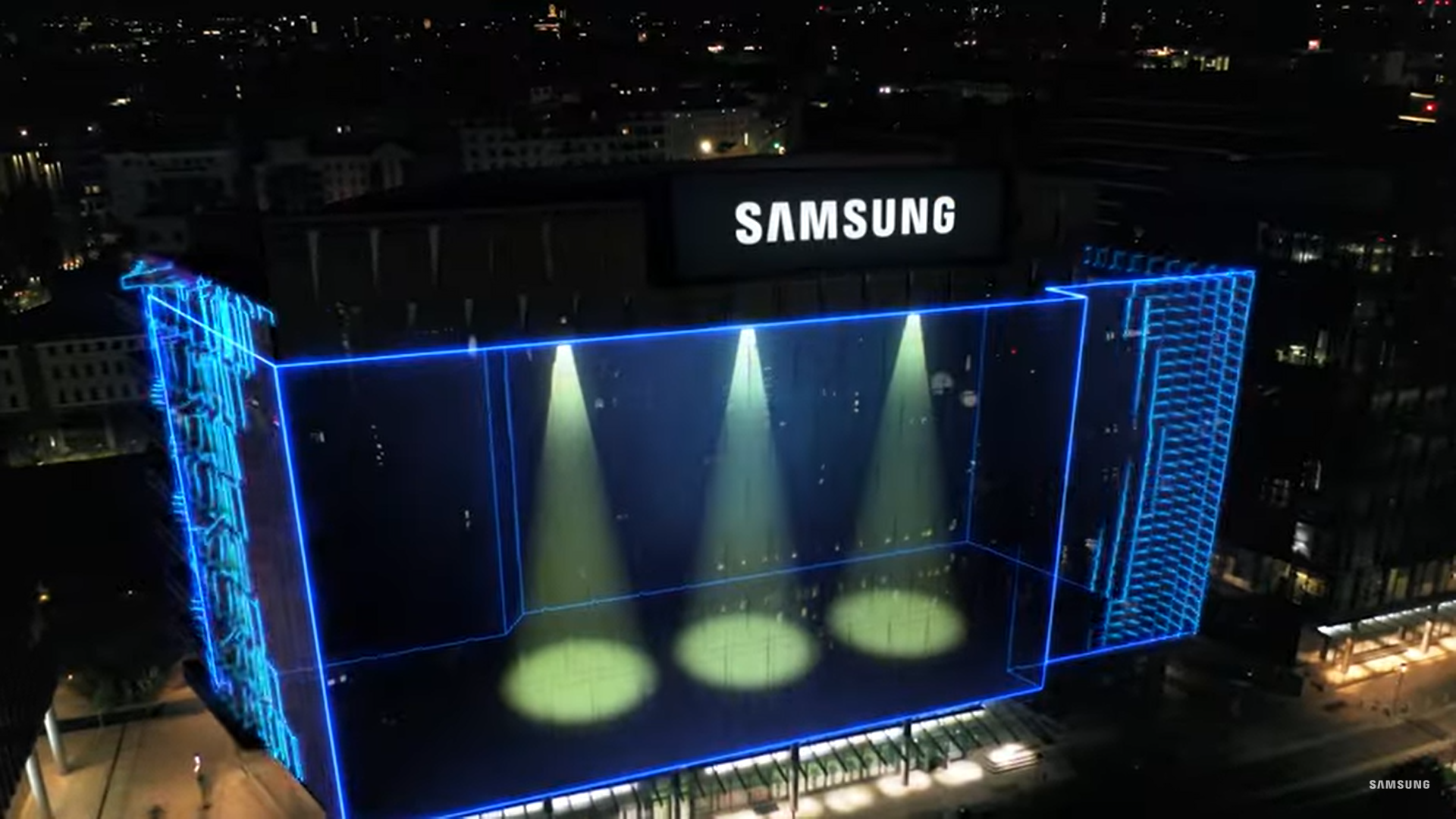 Image of a Samsung teaser for the Galaxy Unpacked event