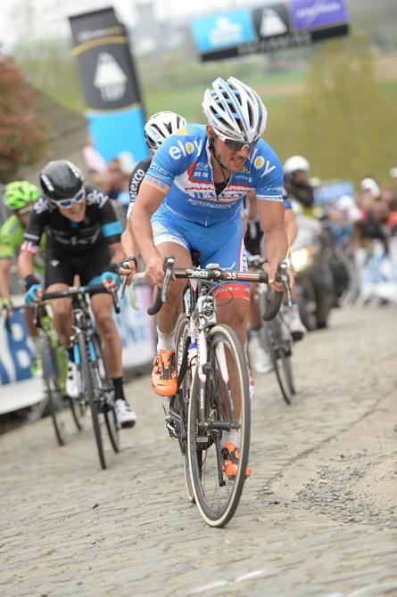 Bj&ouml;rn Leukemans (Wanty-Groupe Gobert) had a good Tour of Flanders