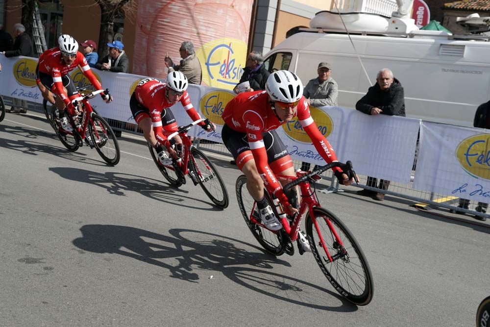 Trek-Segafredo in action at Settimana Internazionale Coppi e Bartali