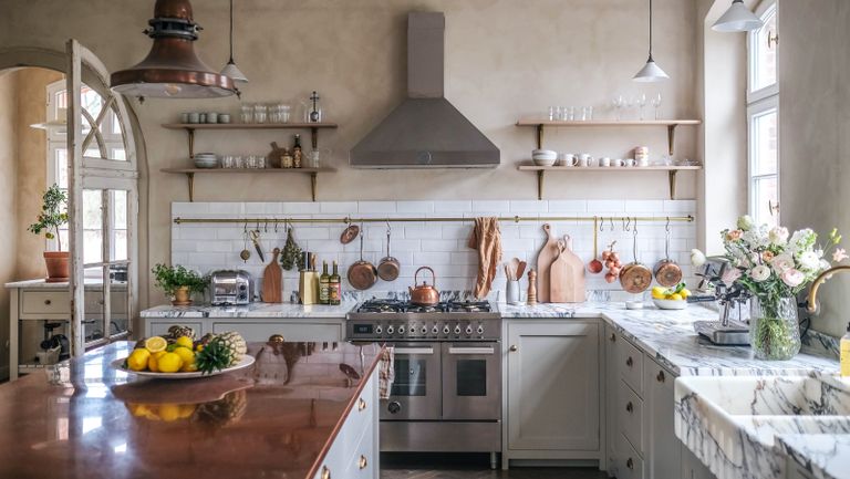 how to create a country kitchen