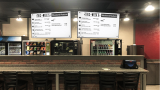 Cardinal Glass warehouse using Korbyt solutions for digital signage. 