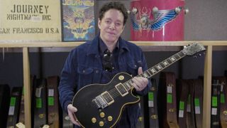 Neal Schon and black Les Paul