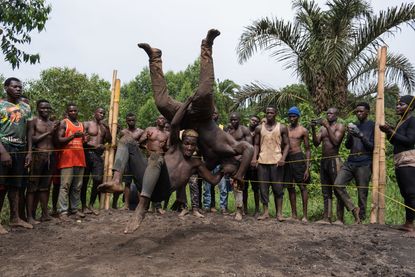 Uganda's Soft Ground Wrestling.