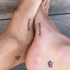 kaia gerber cara delevingne matching tattoos instagram