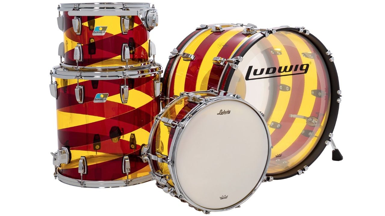 Ludwig Vistalite 50th anniversary finishes