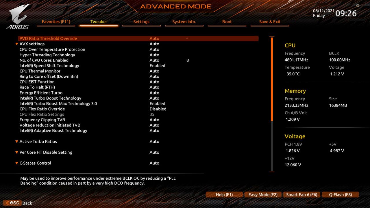 Gigabyte Z590 Aorus Tachyon