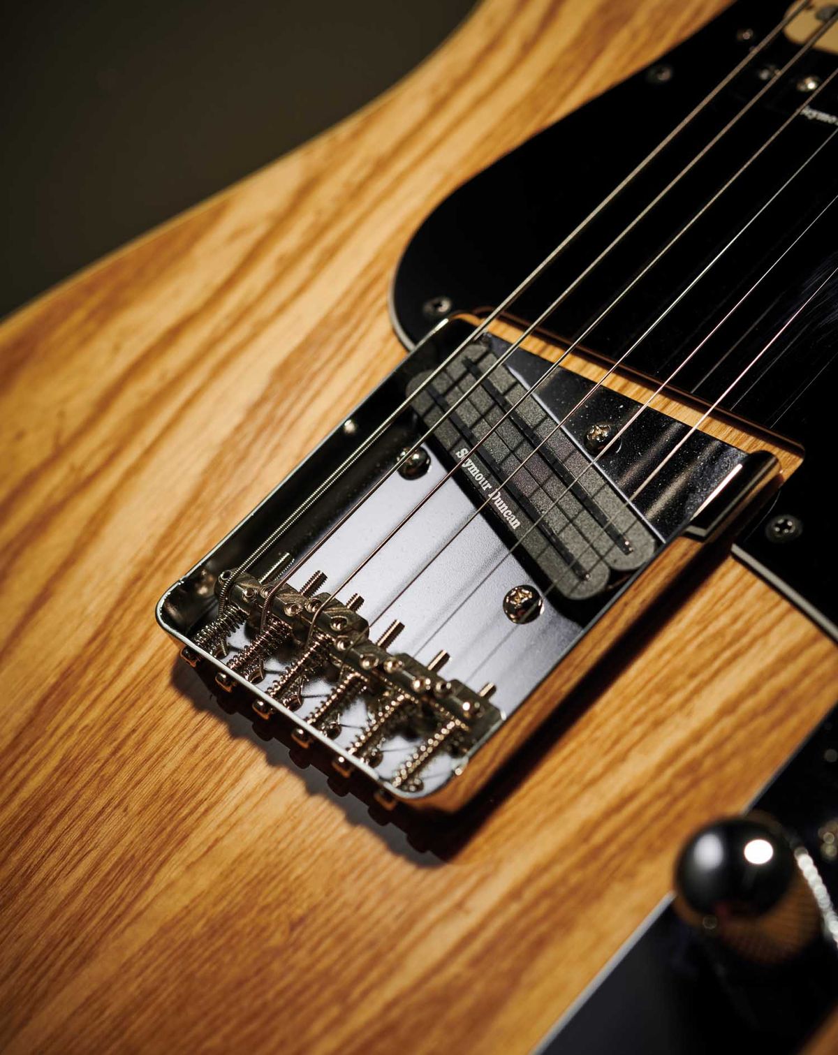 The six-saddle bridge allows you to be a little more exacting with the intonation.