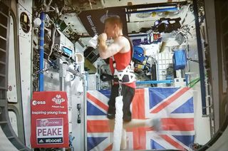 British astronaut Tim Peake runs marathon on ISS