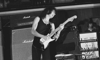Ritchie Blackmore performs with Deep Purple at KB Hallen in Copenhagen, Denmark on November 14, 1970