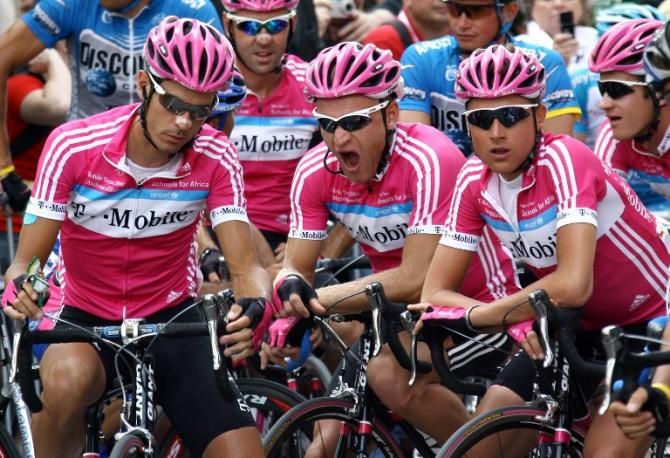 The 2006 T-Mobile Tour de France team would later come under suspicion of blood doping in a Freiburg clinic.