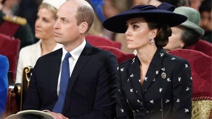 Prince William, Prince of Wales and Catherine, Princess of Wales attend the annual Commonwealth Day Service at Westminster Abbey on March 13, 2023 in London, England.